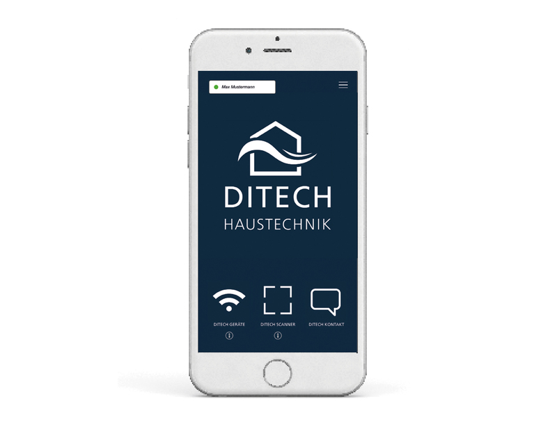 DITECH Haustechnik bietet eine praktische App.