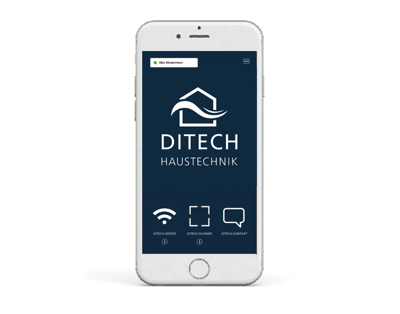 DITECH Haustechnik bietet eine praktische App.