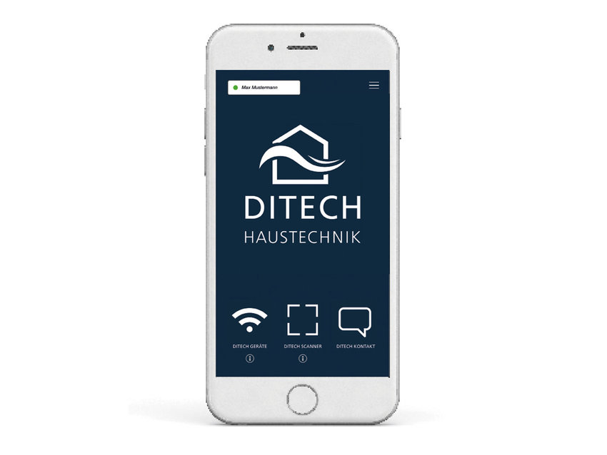 DITECH Haustechnik bietet eine praktische App.